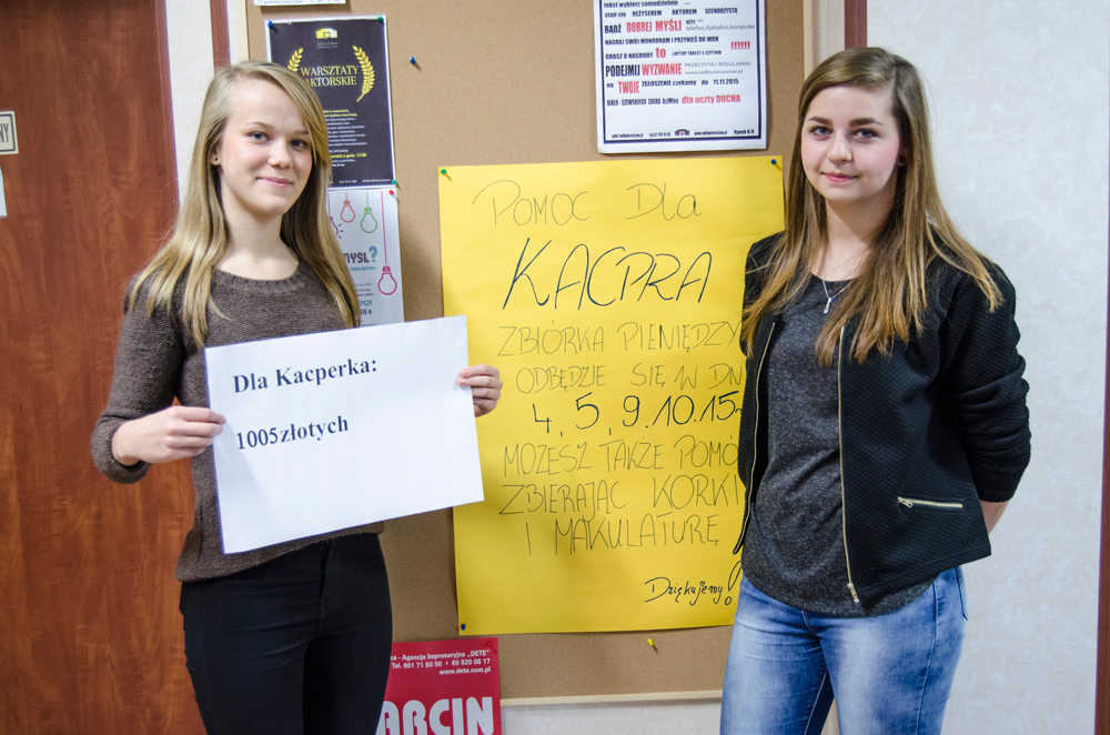 1005 zł dla chorego Kacpra – dołóżmy się jeszcze!