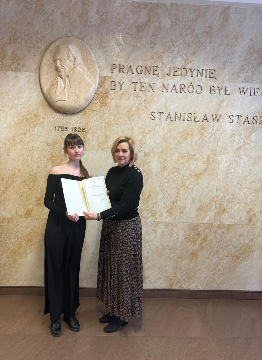 Agnieszka Baberowska po raz trzeci Stypendystką Prezesa Rady Ministrów!