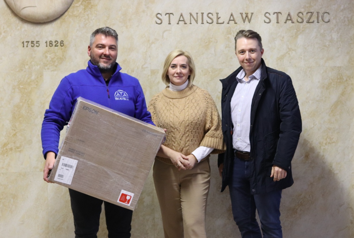 Podziękowania dla firmy Skavska Hale